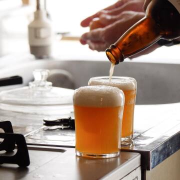 [스가하라] 포우사 유리잔 맥주잔 투명