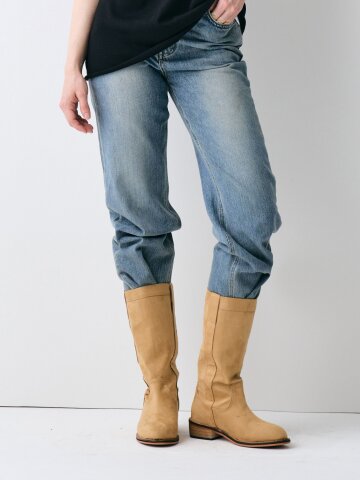 미니멀 투톤 하프부츠_BUBT250902