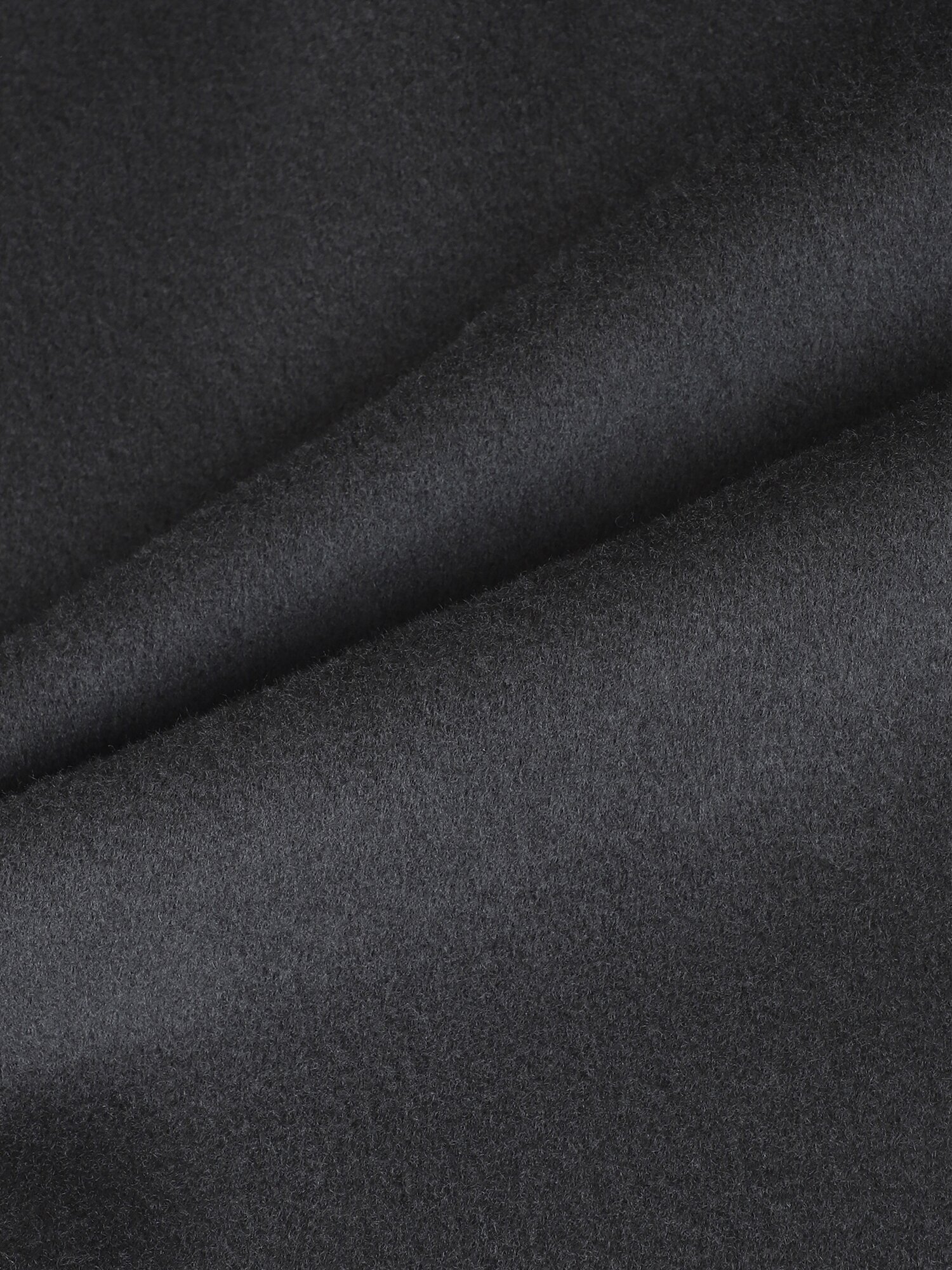 울 하이넥 디터처블 플랩 핸드메이드 코트 (GREY)