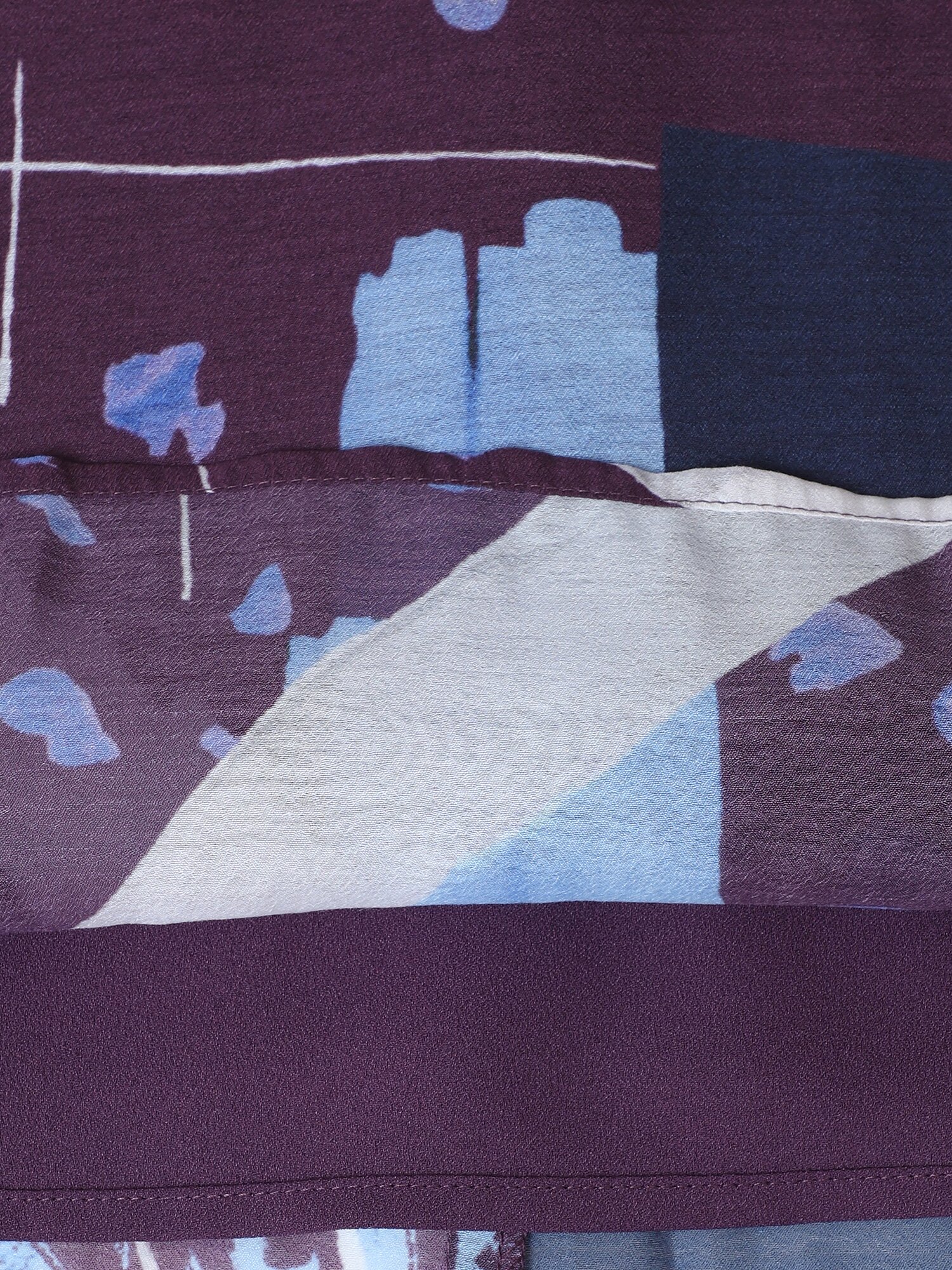 래글런 하이넥 집업 롱 원피스 (PRINT BROWN)