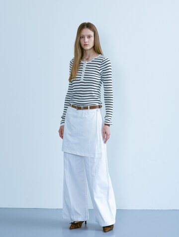 BA_Loose apron pants_3color