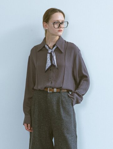 BA_Autumn scarf and shirt_CHARCOAL