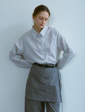 BA_Classic striped shirt_WHITE