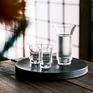 [기모토글래스도쿄] 옵티카 스몰, 세트 유리잔 사케잔