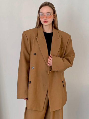 클래식 오버 하프 더블 자켓 (2colors)