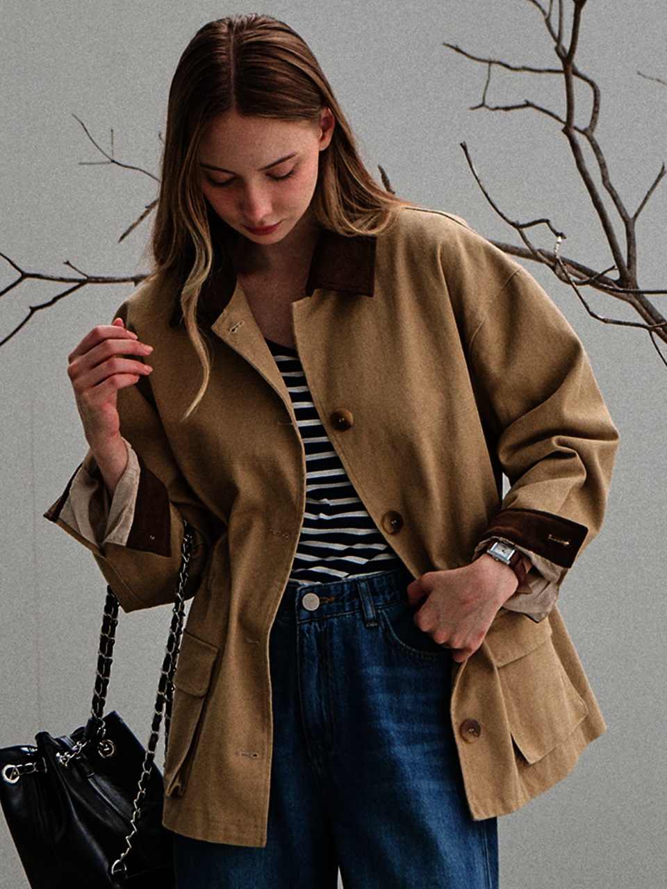[8차] Cotton half work jacket