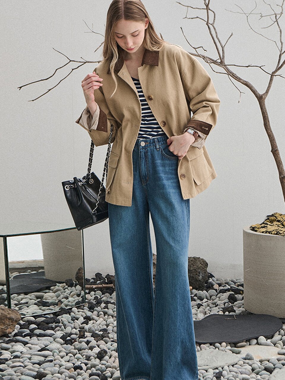 [8차] Cotton half work jacket