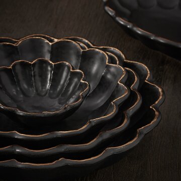 [카네코 코효] 링카 골드 보울 27 - Kaneko Kohyo Rinka 플레이트 볼 그릇