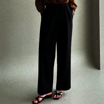 시크 라인 와이드 슬랙스