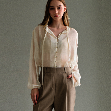 미뉴엣 쉬폰 블라우스