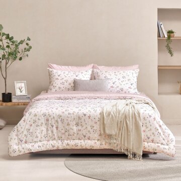 [알레르망] 레디쉬 차렵이불 Q 3종세트 아이보리