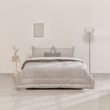 [알레르망] 플로우 차렵이불 S 단품 베이지