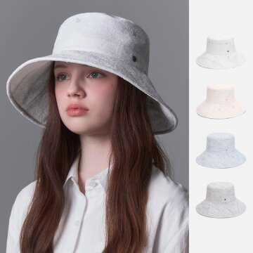 린넨 로고 쟈카드 버킷햇 린도스 (4 colors)