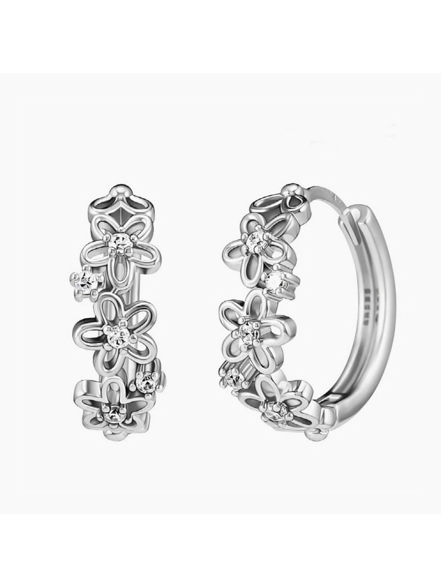 코델리아 귀걸이 화이트골드 MGER030S 14K Gold Plated