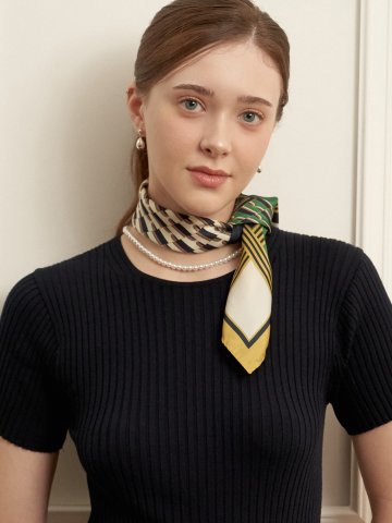 엘르 엘시드 실크 미니 스카프 SE541S318