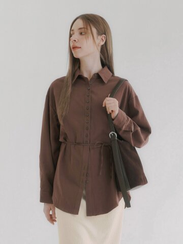 202509 AUTUUM SHIRT - BROWN