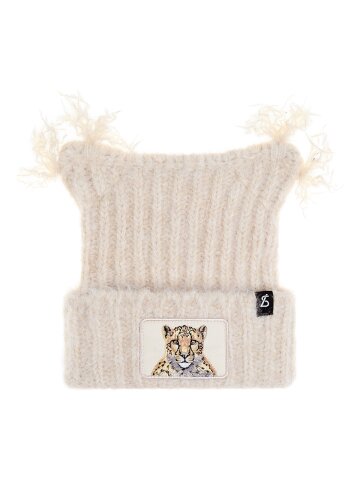 애니멀 와펜 표범(컬러) 태슬 귀비니