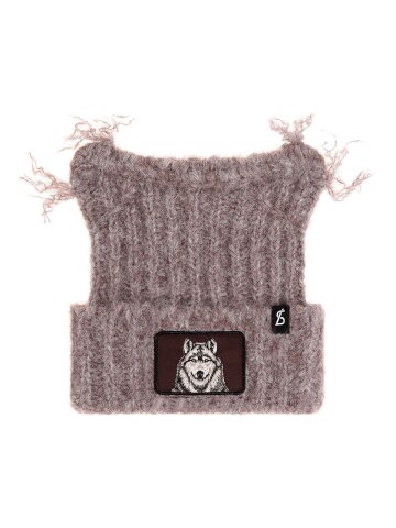 애니멀 와펜 늑대 태슬 귀비니