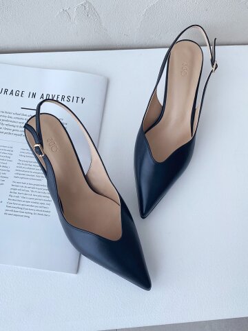 셀리스 슬링백_Black 6/7/8/9cm ODR20125