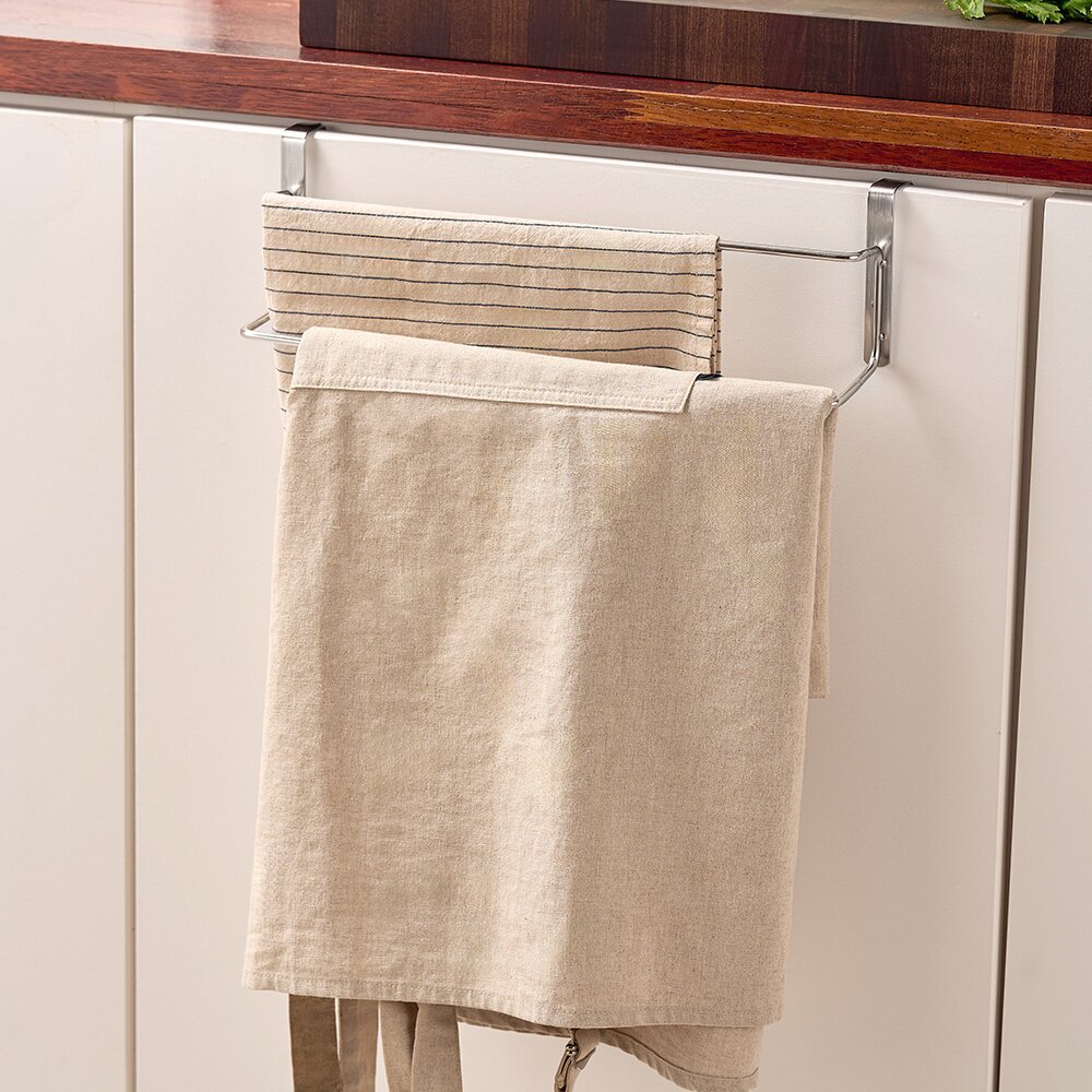 바겐슈타이거 스텐 304 키친클로스랙 2단 주방 싱크대 타올 고무장갑