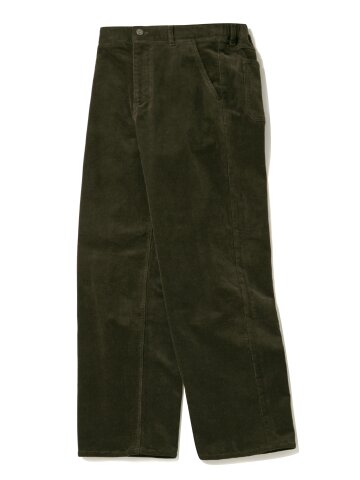 BACK BRUSHED CORDUROY PANTS_KHAKI