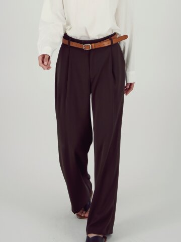 Soft Flow Slacks _Brown