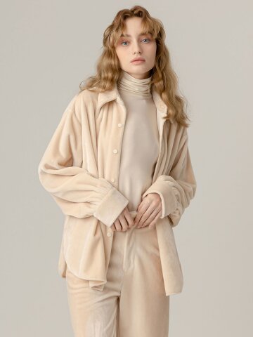 레트로 퍼 셔츠_MW5SSH05X