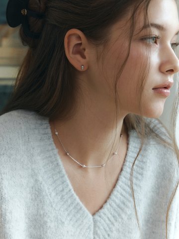 베르니 진주 목걸이 STJ-NB1701WG