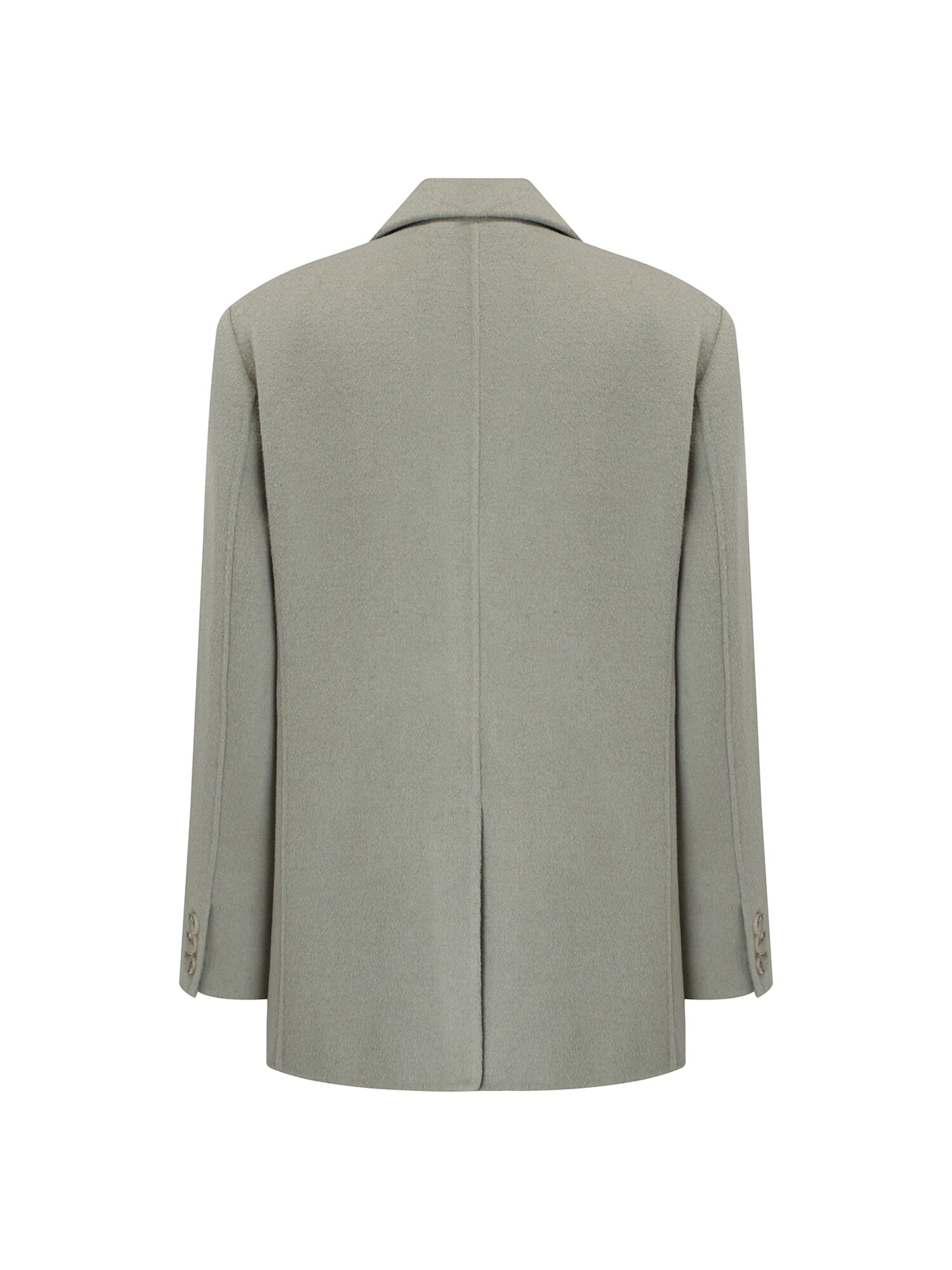 울 캐시미어 블렌드 멀티 포켓 싱글 재킷 (LIGHT KHAKI)