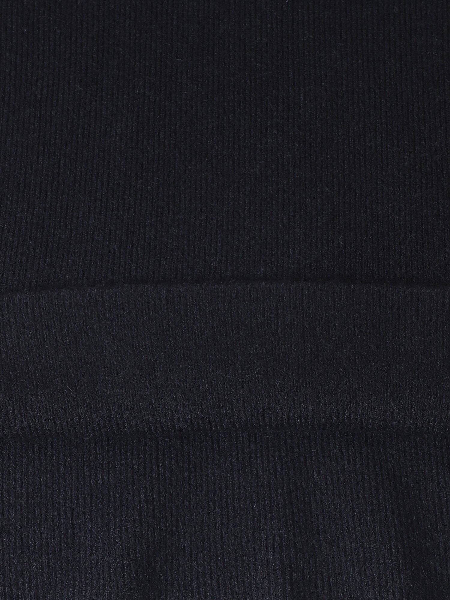 골지 터틀넥 풀오버 니트 (BLACK)