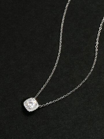 [실버925] 모이사나이트 아르디엘 목걸이 STJ-NA1699WG