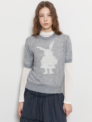 Bunny knit wear_2color