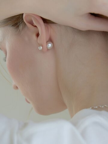 BIBI 진주 투웨이 귀걸이 (925실버)