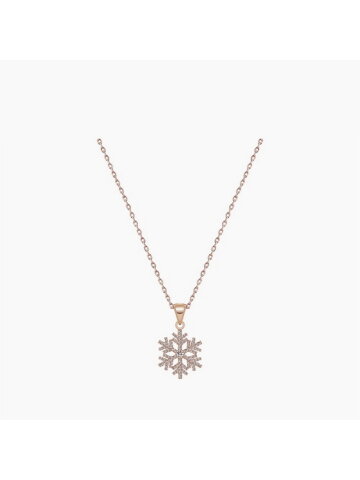 스노우 목걸이 MGNL0355 14K Gold Plated (로즈골드)