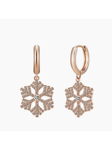 스노우 귀걸이 MGER0357 14K Gold Plated (로즈골드)