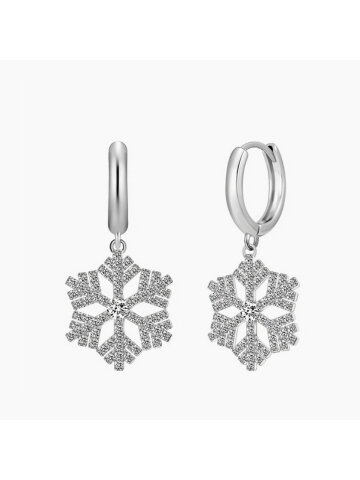스노우 귀걸이 MGER0360 Rhodium Plated (화이트골드)