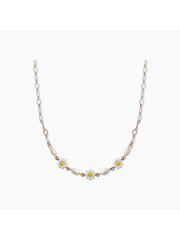 데이지 목걸이 MGNL0374 14K Gold Plated (작은 꽃)