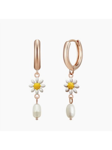 데이지 귀걸이 MGER0375 14K Gold Plated (작은 꽃)