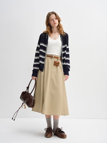 AR_Cotton high waist skirt