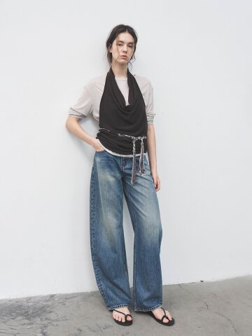 TG_Vintage washed denim pants