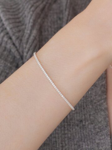 (925실버) Luxe 은 팔찌
