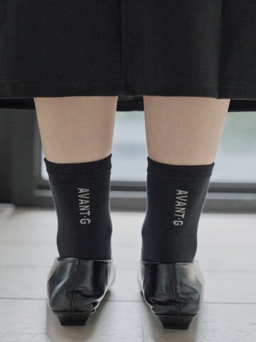 Logo Black Socks - BLACK