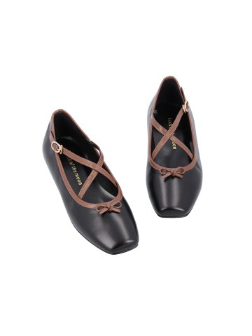 Giselle ballet flats_black&brown