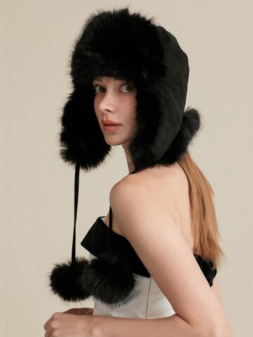 멜라밀라 스노우 페이크퍼 트루퍼 햇 (3colors)