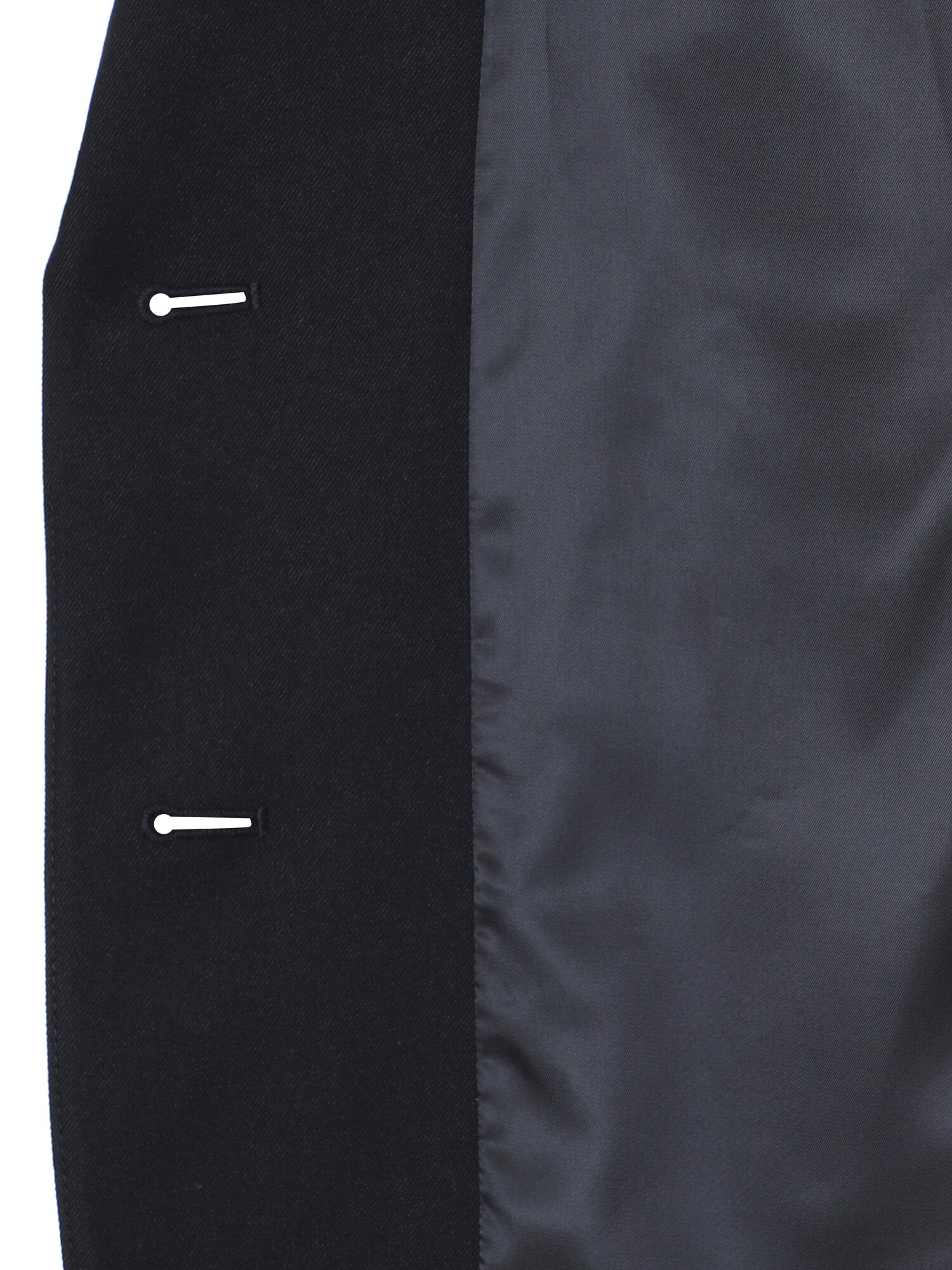 메탈 포인트 싱글 투 버튼 재킷 (BLACK)