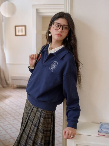 SR_Embroidery collar pullover top_3color