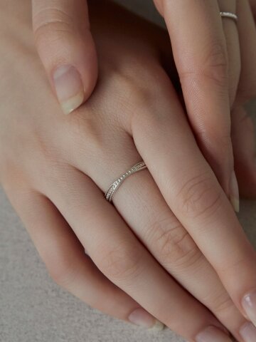 Leanna 은반지 (925실버)