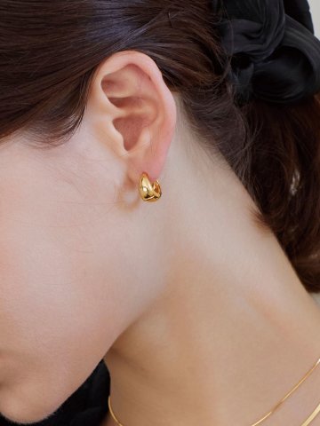 Maeve 원터치 귀걸이(14k gold plated)