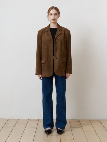 빈티지 스웨이드 자켓 BRWON