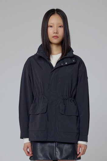 [WOMEN] 오리지날 하이넥 자켓 - 블랙 HDW0001AJZBLK